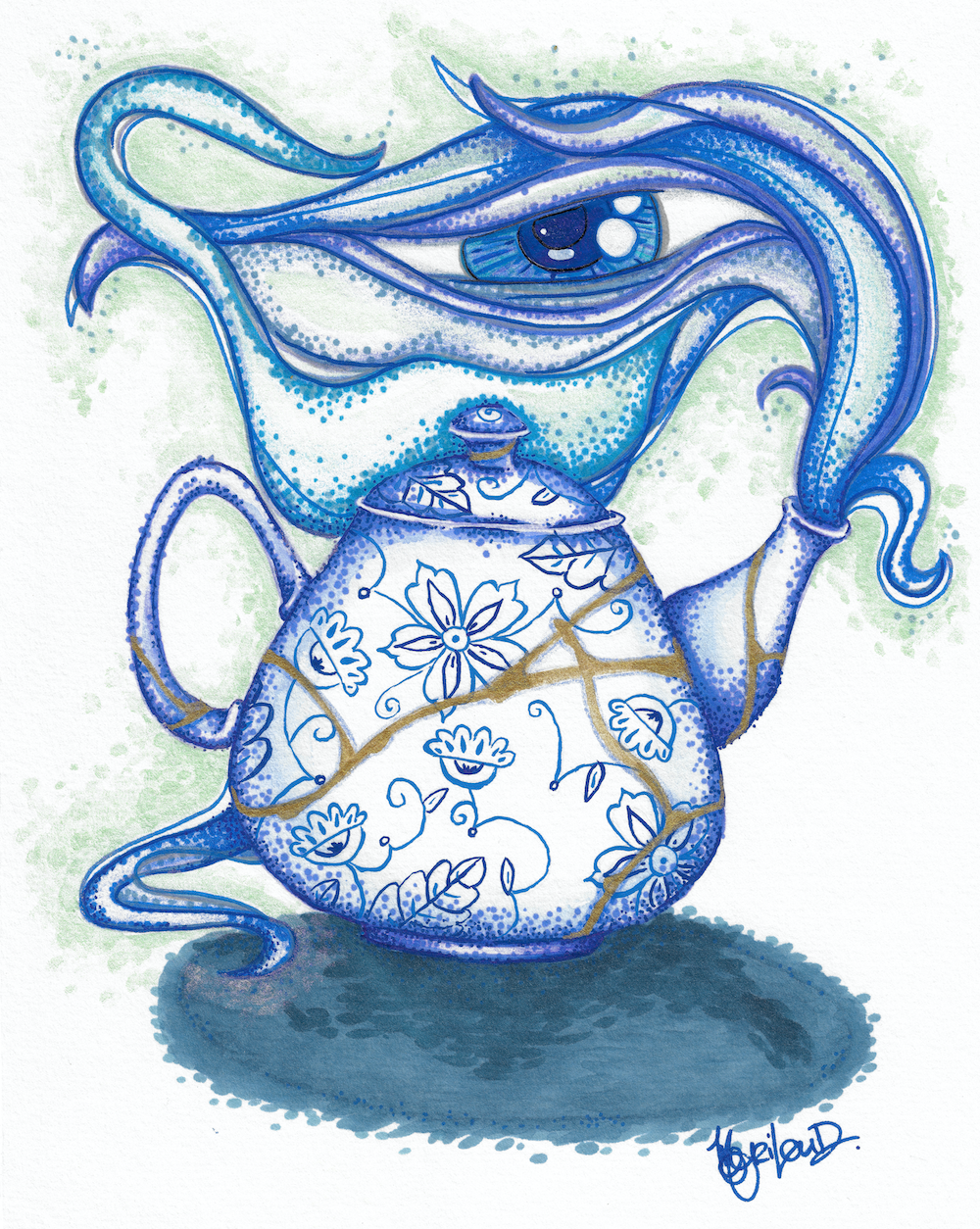 Kintsugi Magic Lamp