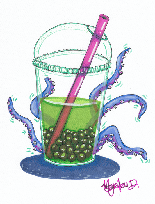 Limited edition bubble tea