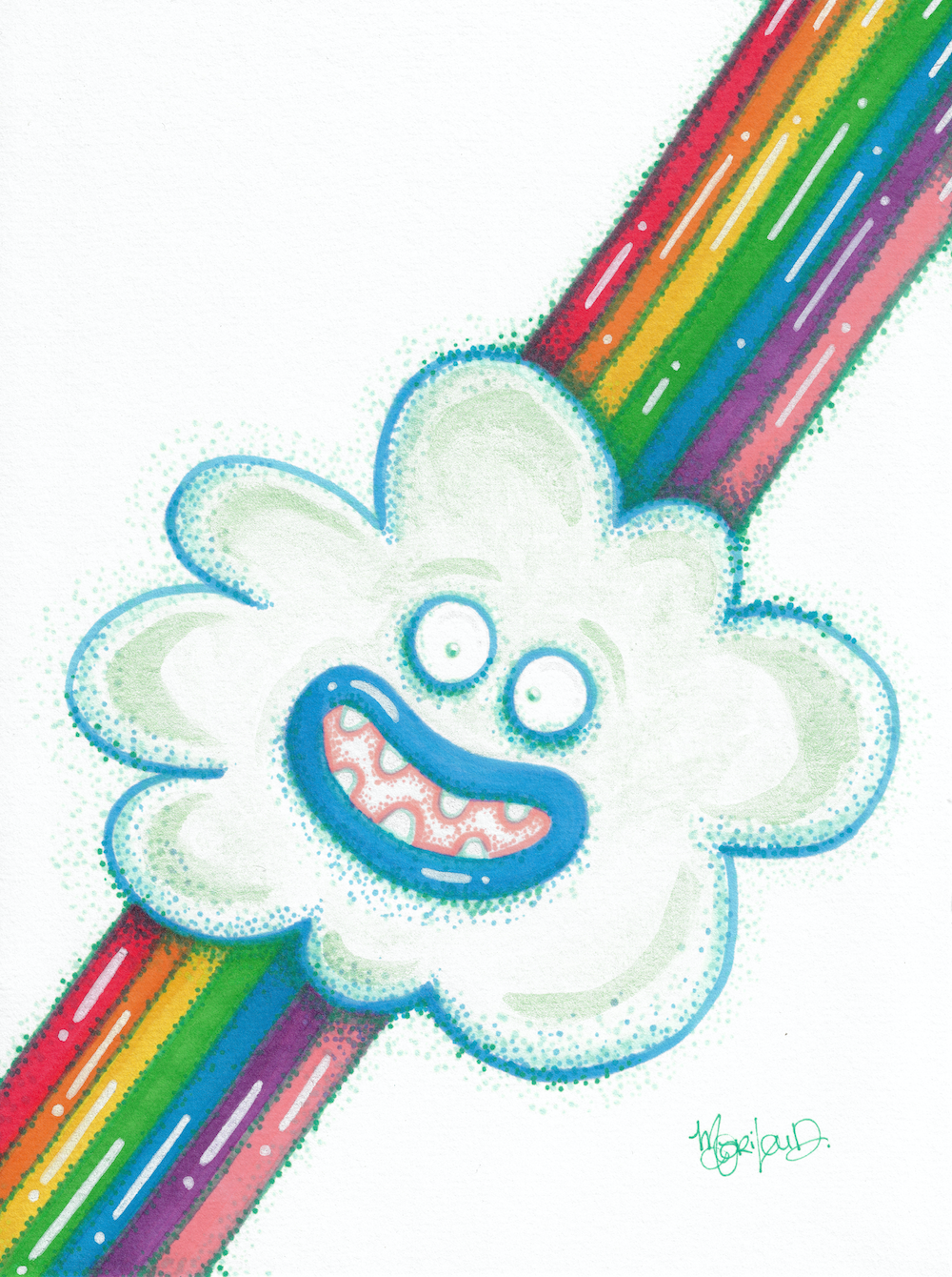 Surfing the rainbow