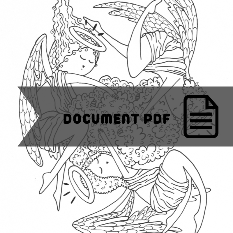 Ange (PDF à imprimer et colorier)