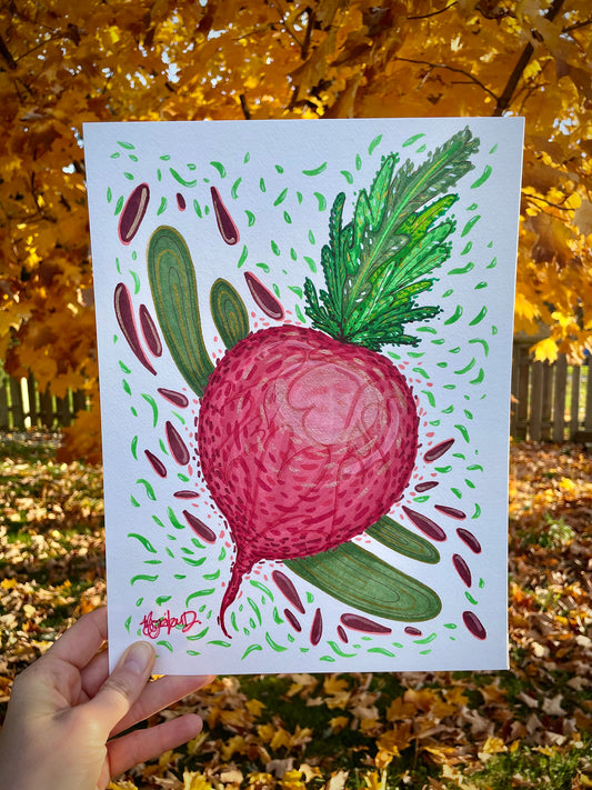 Delighted radishes