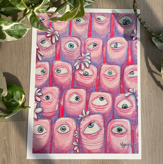 PRÉCOMMANDE - Impressions d'art rehaussée à la main