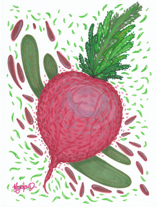 Delighted radishes