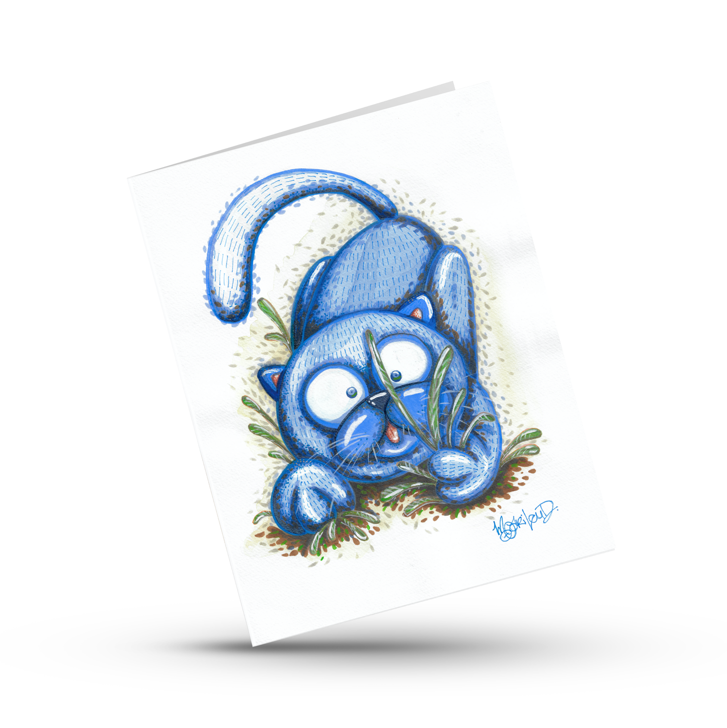 5X7 inch blank greeting card