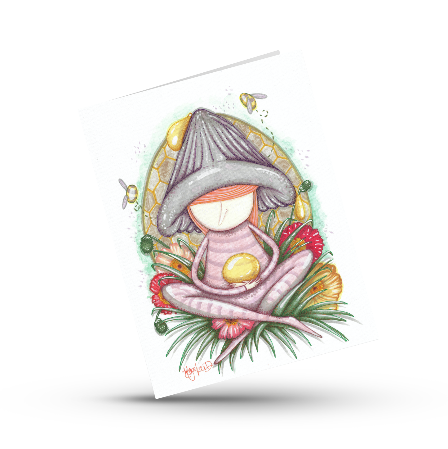 5X7 inch blank greeting card